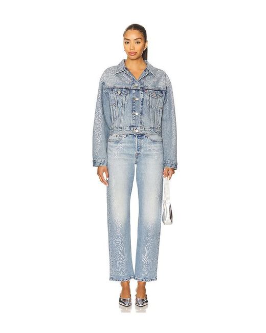 Levi's Blue Shrunken 90S Jacket