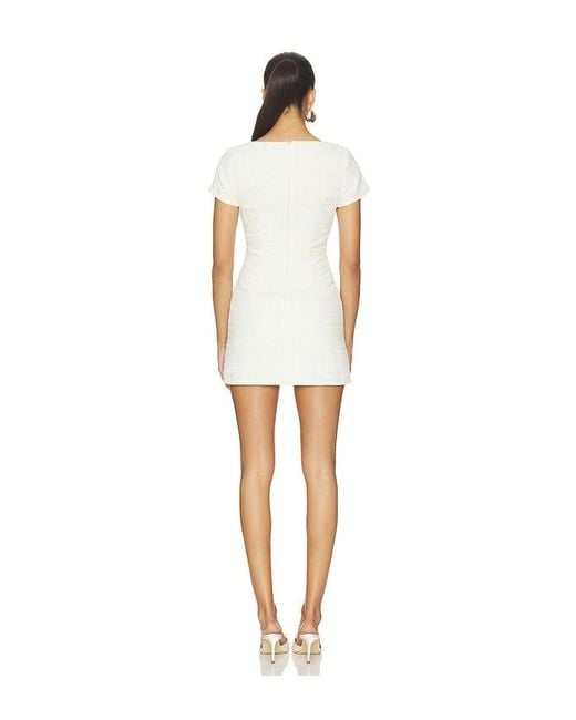MORE TO COME White Janey Mini Dress