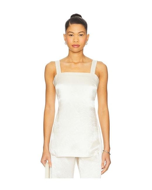 Amanda Uprichard White Mariko Top