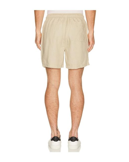 Onia Natural Air Linen Pull On Short 6 for men