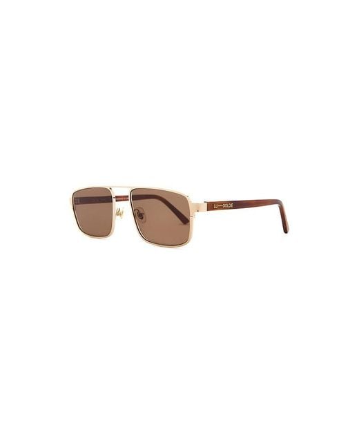Lu Goldie Brown Billie Sunglasses