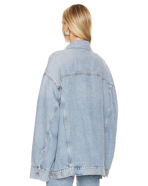 Agolde Blue Wayne Denim Jacket