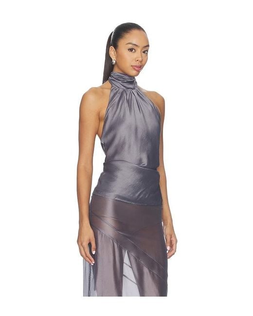 MAJORELLE Purple Tilda Top