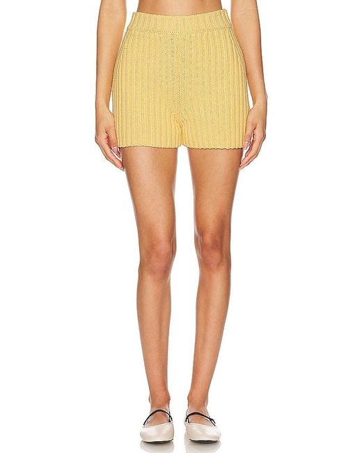 THE KNOTTY ONES Yellow Pilnatis Shorts