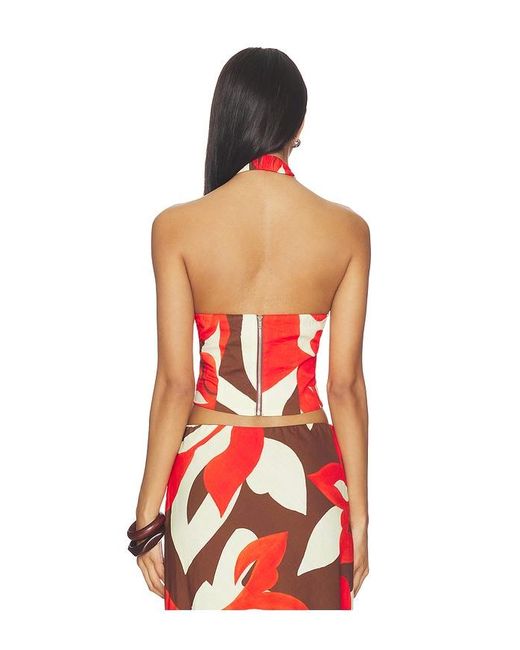 Seven Wonders Red Billie Top
