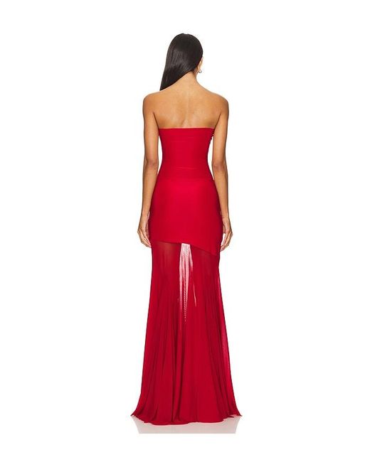 Deme by Gabriella Red Dahlia Gown