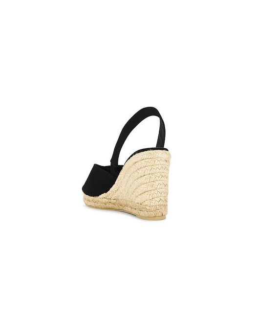 Castaner Black Brisa Espadrille