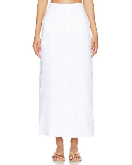 Faithfull The Brand White Nelli Skirt