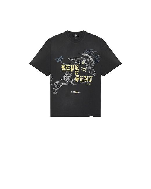 Represent Black Enemy Tee for men