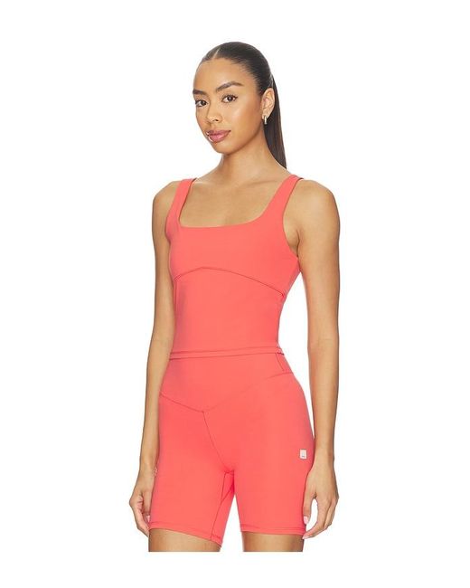 vuori Pink All The Form Tank