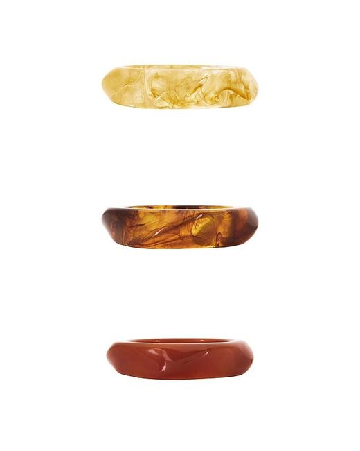 Luv Aj Orange The Formentera Bangle Set