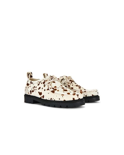 Duke & Dexter White Moby Cow Boot for men
