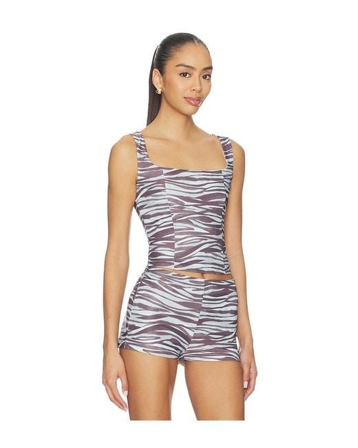BY.DYLN Multicolor Roberta Top