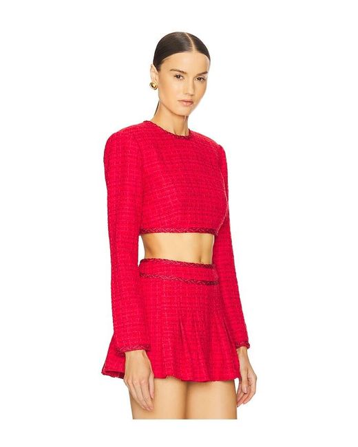 Lovers + Friends Alina トップ Red