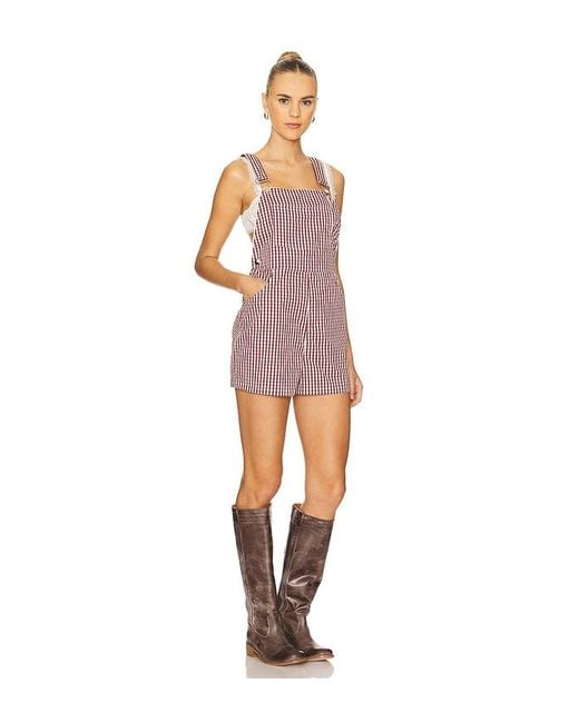 WeWoreWhat Multicolor Kurze Latzhose Basic