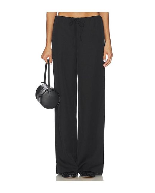 ALL THE WAYS Black Louisa Drawstring Pant