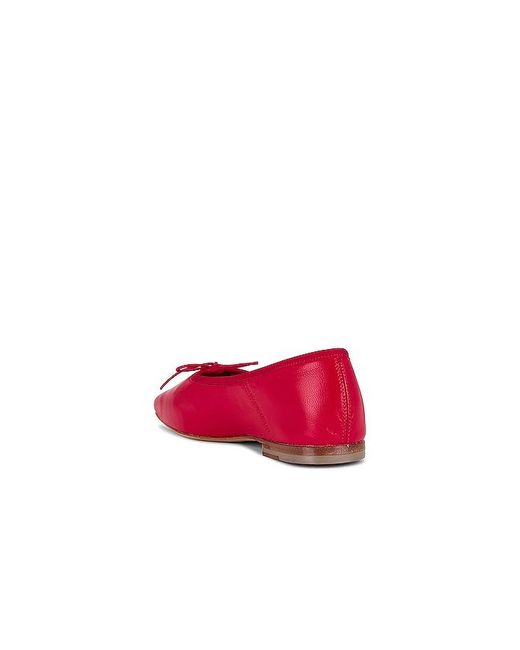 Mansur Gavriel Red Square Toe Ballerina Flat