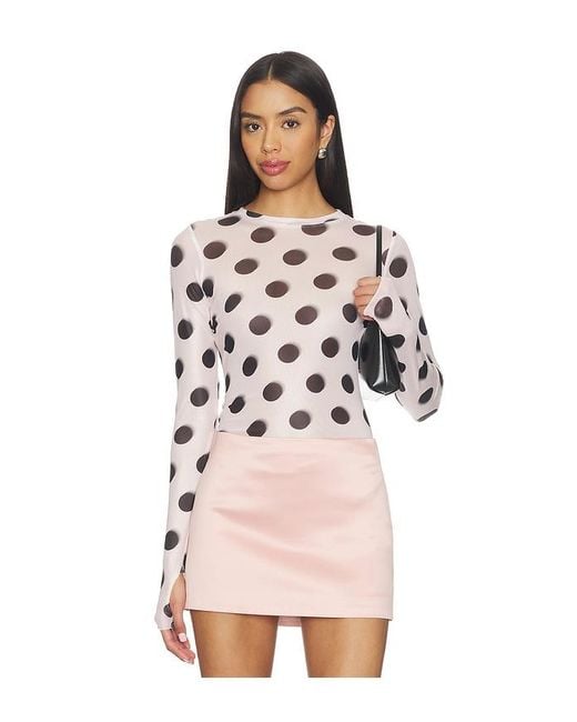 AFRM Pink Kaylee Top