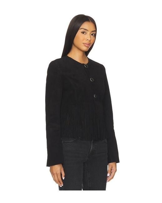 FRAME Black The Saddle Jacket