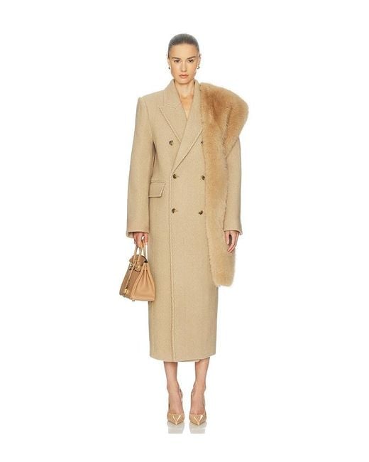 Helsa Natural Boyfriend Coat