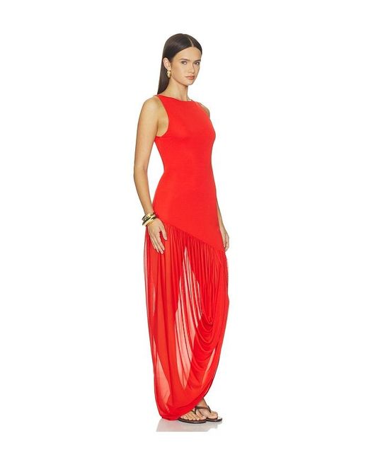 SRG Red Henry Maxi Dress