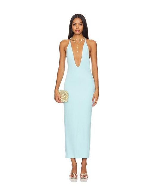 Nbd White Hilton Midi Dress