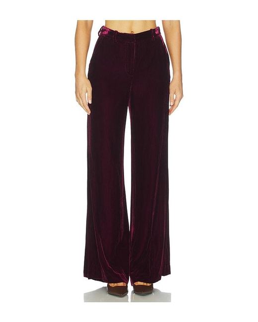 L'Agence Red Pilar Wide Leg