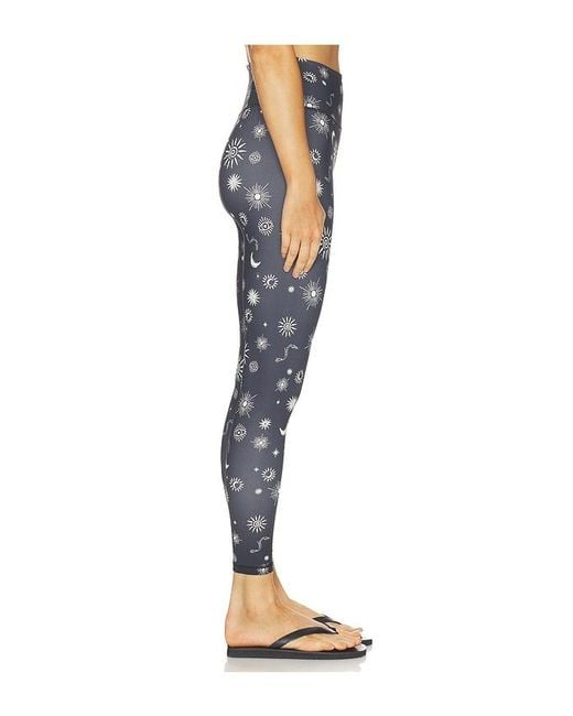 Spiritual Gangster Blue Solstice Lotus 7/8 Legging