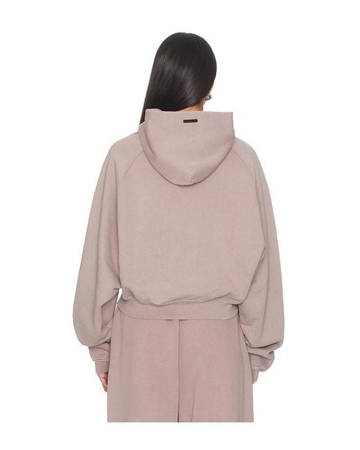 Fear Of God Multicolor Campus 90's Cropped Raglan Hoodie