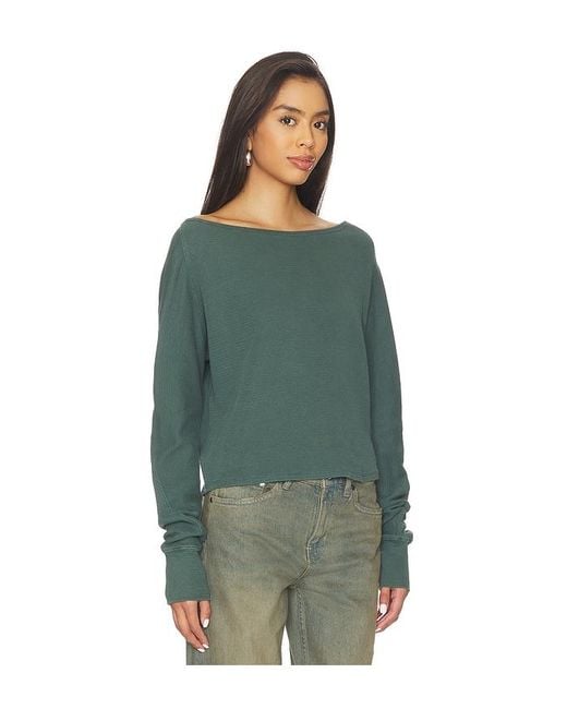 Free People Green X We The Free Jess Long Sleeve