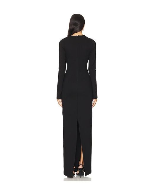 Camila Coelho Black Gelina Maxi Dress