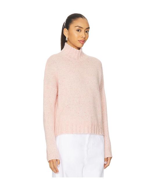 Autumn Cashmere Natural Pullover Mit Stehkragen