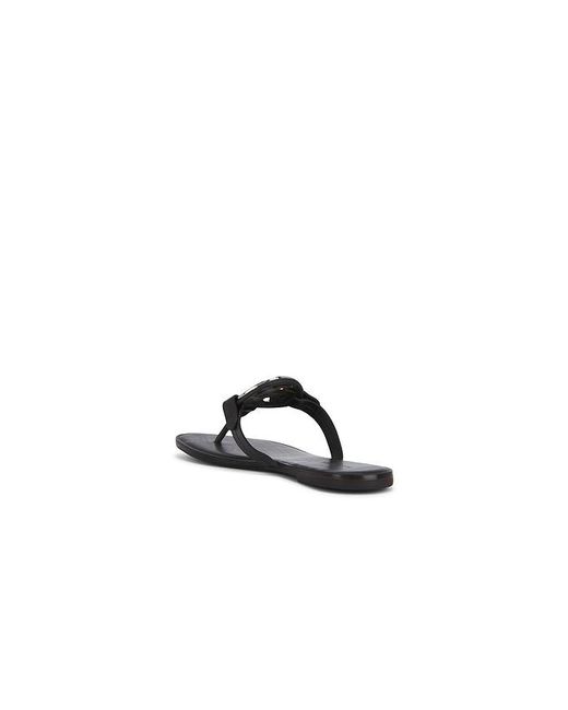 Tory Burch Black Metal Milller Sandal