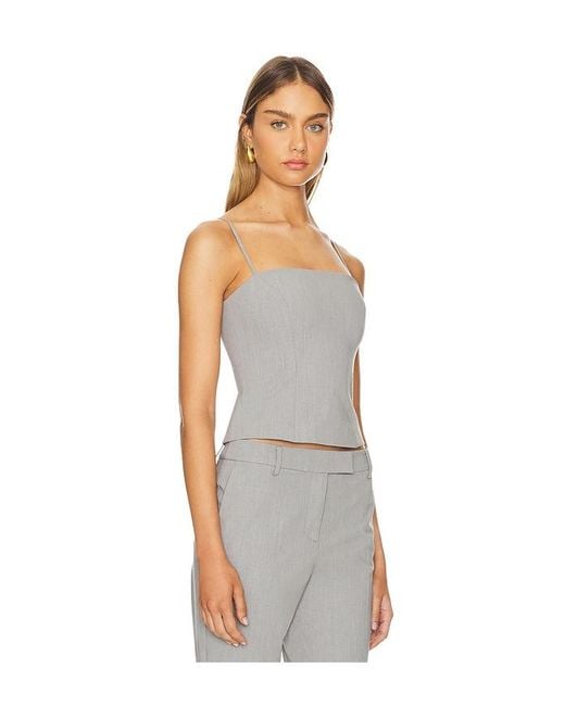 Lovers + Friends Gray Jones Top