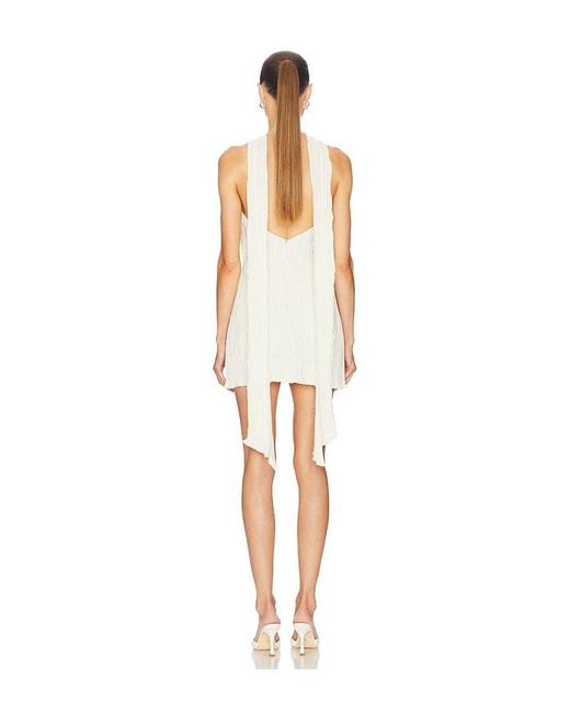House of Harlow 1960 White X Revolve Em Mini Dress