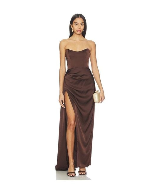 Katie May Women's Brown Bita Gown Katie May Women's Brown Bita Gown