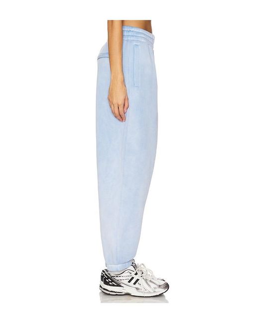 Alexander Wang Blue Klassische Jogginghose Mit Relief-Logo Essential
