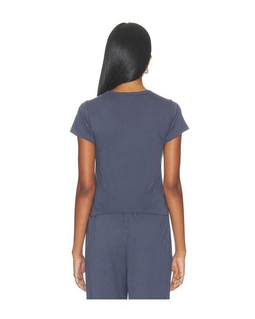 ÉTERNE Blue Cotton Short Sleeve Baby Tee