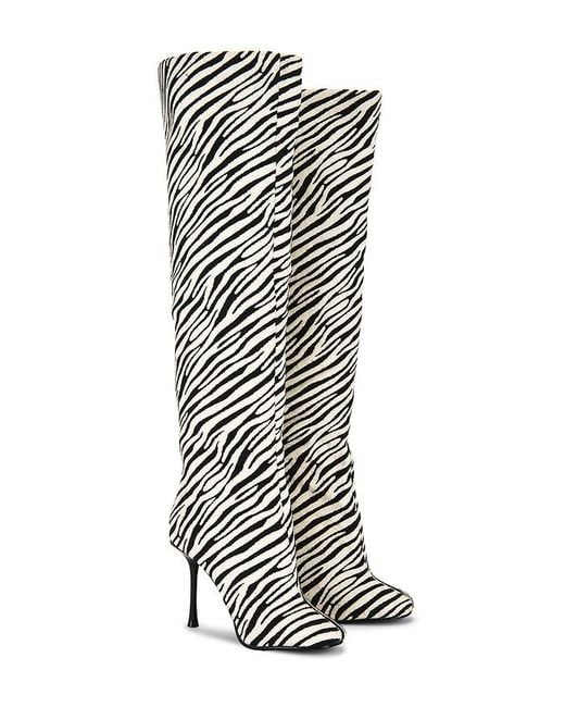 Steve Madden White Alluring Over The Knee Boot