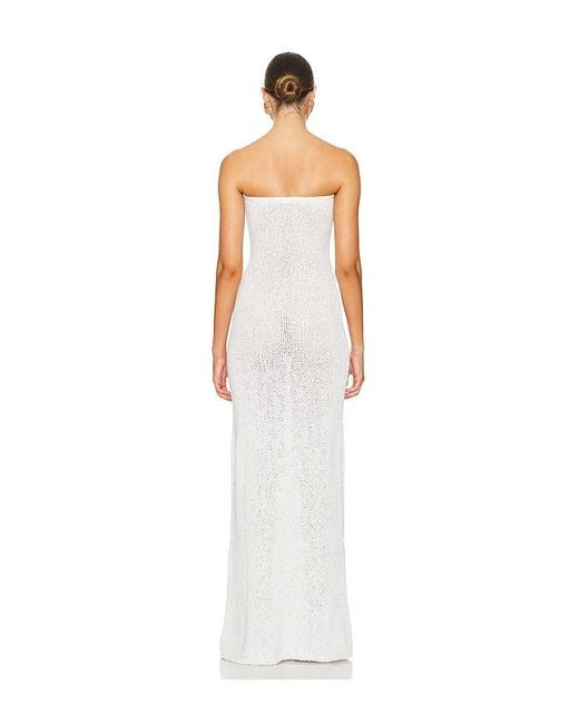 Asta Resort White Chiara Column Dress
