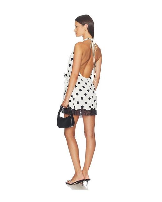 LPA White Aveline Mini Dress