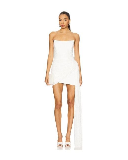 Runaway the Label White Lacey Mini Dress