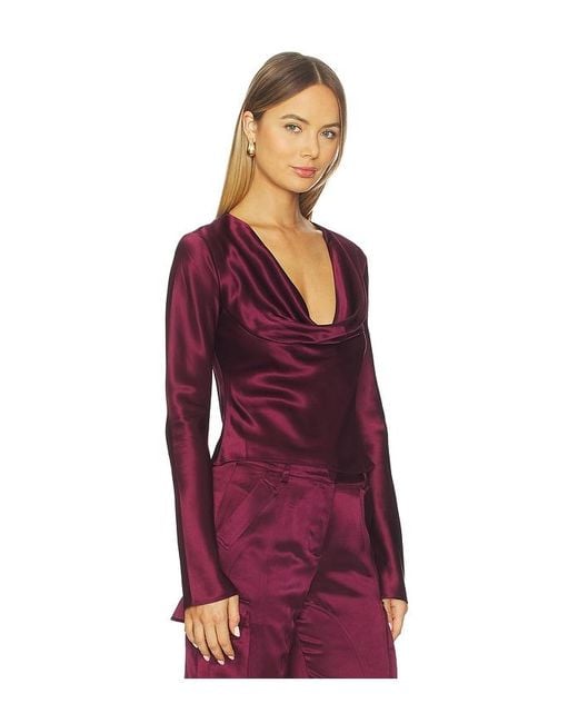 retroféte Purple Nerissa Top