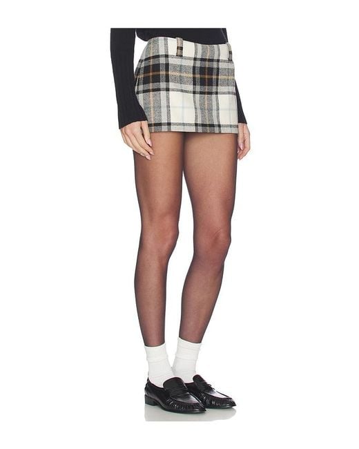 Lovers + Friends Black Cher Mini Skort