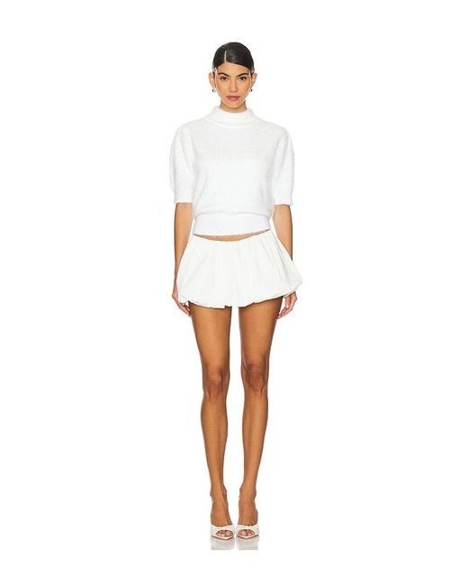 Bobi White Sweater Blouse