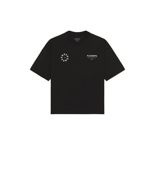 AllSaints Black Kindred Tee for men