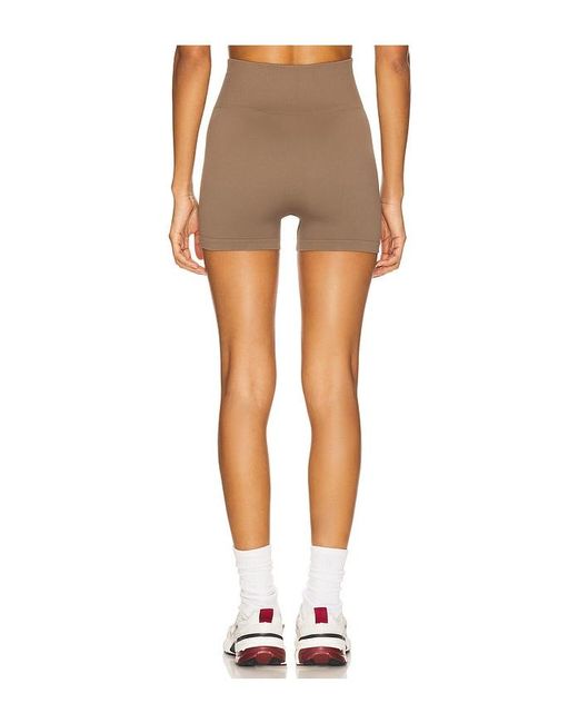 P.E Nation White Restore Seamless 2.5 Inch Bike Short