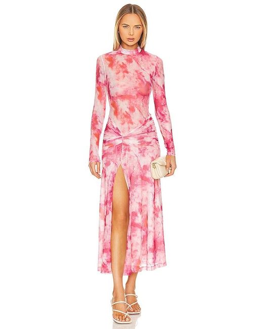 Bardot Red Lea Midi Dress