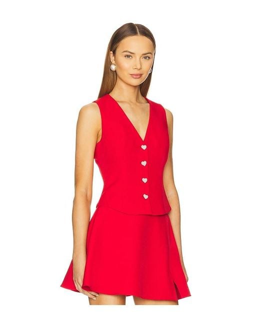 Elliatt Red Buttercup Top