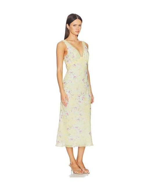 MORE TO COME White Alora Midi Dress